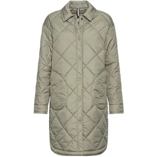 camel active Damen Steppmantel aus recyceltem Polyester Salbei Grün, womenswear-38