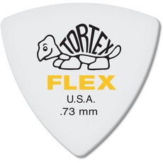 Médiators Jim Dunlop 0,73mm Tortex Flex Triangle 0,73mm sachet de 6