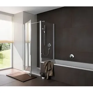 Koralle Seitenwand kurz für S3 und FT2 myDay WK 90 885-905x1750mm, VB00609017AA1, Duschkabine: Rahmen: Silber Matt, Glas: ESG