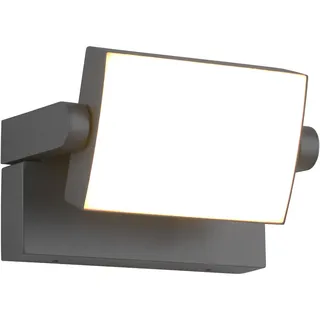 Trio Außenwandleuchte Aluminium 10,0 cm inkl. 10 Watt LED anthrazit