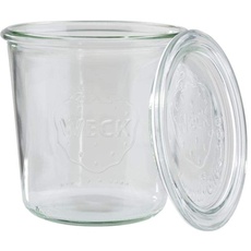 Bild 2 Original WECK Gläser 580 ml mit Deckel, Ø 11 cm, H: 11 cm, Sturzform, Einmachglas, Dekoglas, Dessertglas, Vorratsglas, spülmaschinengeeignet