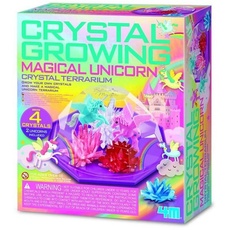 4M Crystal Growing - Magical Unicorn - Crystal Terrarium