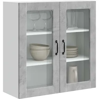 vidaXL Küchenschrank mit Tür 80 x 31 x 80 cm Grau