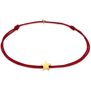 Elli Stern Astro Textilband 925 Silber«, rot
