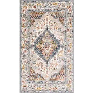 livabliss Casablanca Orientteppich 80 x 150 cm Blau/Grau