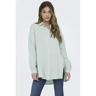 Only Damen ONLTHYRA Oversized Shirt NOOS WVN 15267998 ,Harbor Gray ,M
