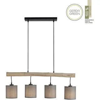 just light. Just Light Green Tribu, Pendelleuchte E27, 4-flammig, 15783-29,