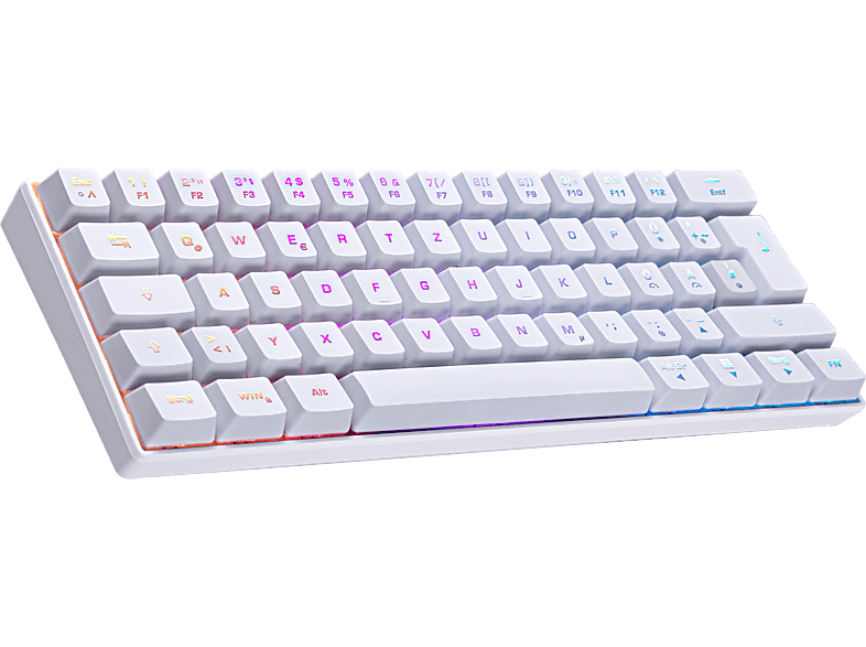 Bild von IGK-5000-WT Mini Size, Gaming Tastatur , Mechanisch, Sonstiges, kabelgebunden, Weiß