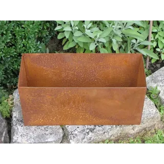 Edelrost Blumenkasten 40 cm, 60 cm, 80 cm oder 108,5 cm Blumenkasten - 80 cm