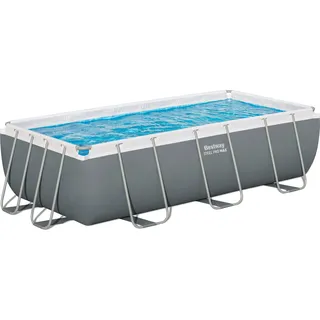 Steel Pro MAXTM Solo Pool ohne Zubehör 404 x 201 x 100 cm, grau, eckig
