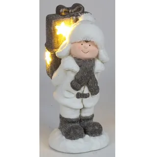 4x Weihnachten Dekofigur Mädchen/Junge Advent Dekoration figur Haushalt wohnen
