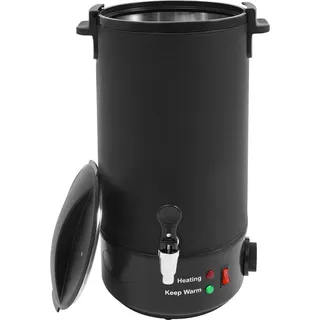 Wachsschmelzer für Kerzen - Schmelztopf 10 L - 1100 W - Digitale Temperaturregelung 30–110°C (86–230°F) - Edelstahl - Für Sojawachs, Paraffin, Bienenwachs - Schwarz