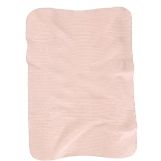 Biederlack Babydecke »Babydecke Cotton« 75 x 100, mit Zierstich, rosa