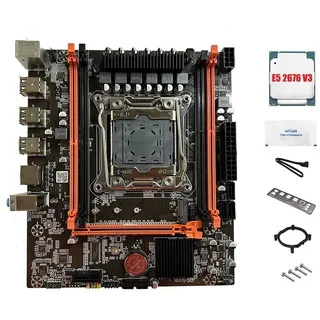 X99E MotherboardE5 2676 V3 CPU Thermisch Fett Unterstützung 4XDDR4
