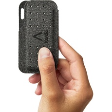 AliveCor Gehäuse für Kardia Mobile - Magnetverschluss zur Aufbewahrung des Geräts - Passt in Taschen und Beutel oder kann am Schlüsselanhänger befestigt Werden - Grau