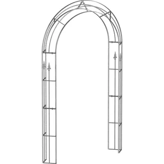 Eleo Rosenbogen Cosenza 235 cm x 140 cm x 29,7 cm Feuerverzinkt