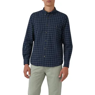 s.Oliver regular fit Karo-Hemd aus Baumwolle, mit Button-Down-Kragen