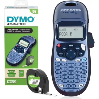Dymo LetraTag LT-100H Beschriftungsgerät ABC-Tastatur,