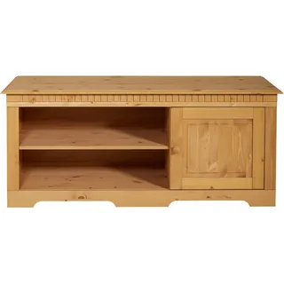 OTTO home Lisa Lowboard 130 cm Beige Massivholz