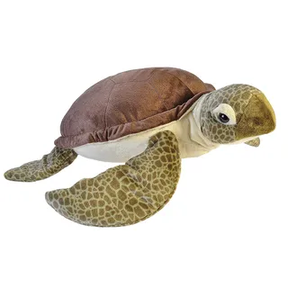 Wild Republic Cuddlekins Jumbo Plüsch Schildkröte 76 cm Grün