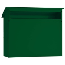 ARREGUI V4073 Maxi Durchwurfbriefkasten aus verzinktem Stahl, Größe M (DIN A4), Briefeinfang für Briefeinwurf oder Einwurfblende, grün