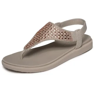 SKECHERS Meditation Luxe Damen Taupe 39
