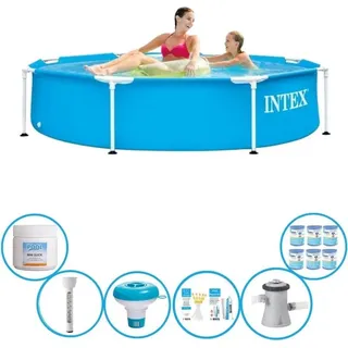 Intex Pool Metal Frame 244x51 cm - Pool-Paket - Blau