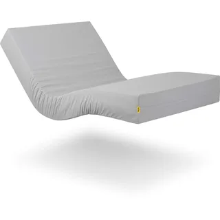 Ferlex - Curie Premium Krankenhausmatratze 20 cm | Verstellbar | 6 cm viskoelastischer Schaum | Wasserfest und Atmungsaktiv (90x200)