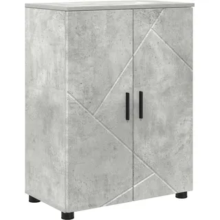 vidaXL Badezimmerschrank Beton Grau 60 x 35 x 80 cm - Grau