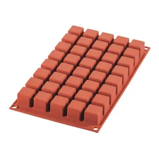 SCHNEIDER Backform, Silikon-Backform für Gebäck, Form: Mini Kubus