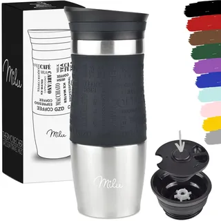 MILU Thermobecher 0,37 l Schwarz 1 St.