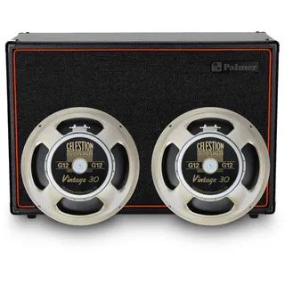Palmer CAB 212 BX V30 - Gitarren Lautsprecherbox mit Celestion Vintage 30 2 x 12, Open-Back