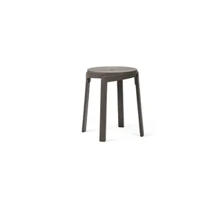 Hocker Stack Mini Erdfarbe H46.5CM Nardi Möbel Externe Stuhl Barhocker