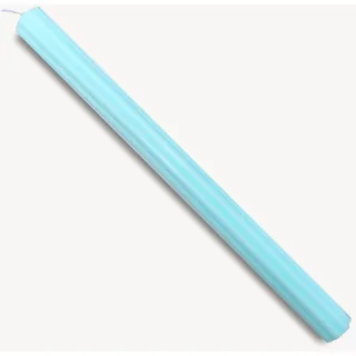 Mopec h480.03 – Stumpenkerze Cannelé blau 12er Pack in Einer Box, 1 Stück