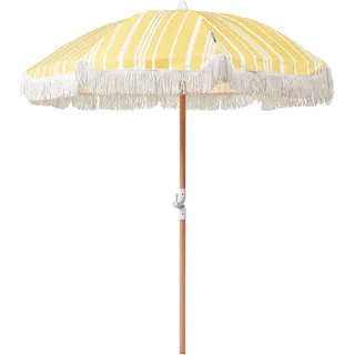 Beliani Ø 150 cm Gelb