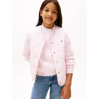 Tommy Hilfiger Wendeweste »REVERSIBLE QUILTED VEST« für Kinder bis 16 Jahre, mit großen Druckknöpfen, beige