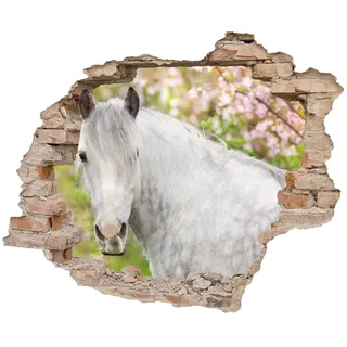 Little Deco 3D Wandsticker Wandaufkleber Wandtattoo Kinderzimmer Mädchen Pferd Wanddeko Spielzimmer Wandbild Poster Tapete Schlafzimmer Kleinkind Horse DL639-3