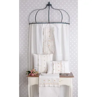 Vorhang Shabby Chic Gardine Victorian House Gardinenschal Spitze Leinen Schal