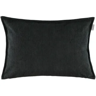 Musterring Cord Dekokissen 38 x 58 cm Schwarz