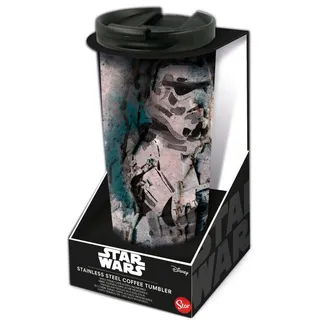 Stor Edelstahl Thermobecher 0,425 l Schwarz