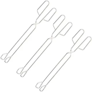 Relaxdays Grillzange 4,5 cm Edelstahl/Silber