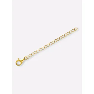 Gliederkette LADY, silber (silber vergoldet 925), Halsketten, Damen, 7, Metall, L: 7, Gliederkette