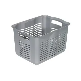 CURVER 159542 Wäschekorb 43 x 32 x 26 cm XL Polypropylen Silber