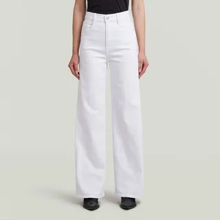 G-Star für Damen. D23591-D552-G547 Jeans - weiß (27/30), Lässig, Denim, Bio-Baumwolle, Nachhaltig