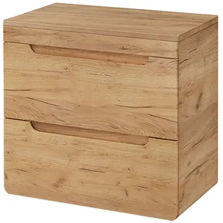 Lomadox - Waschtischunterschrank 61 cm LUTON-56-CRAFT Wotan Eiche Nb. B/H/T ca. 61/61,5/46 cm