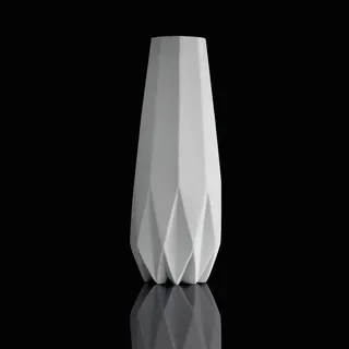 GOEBEL Polygono Star, Vase Biskuitporzellan)