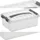 Q-Line Aufbewahrungsbox 30 x 20 x 10 cm 6-tlg. transparent/silber