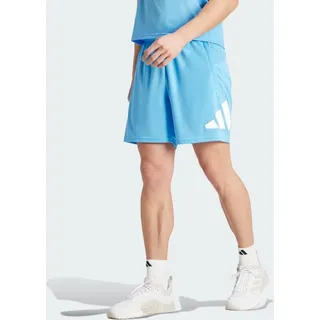 Adidas Train Essentials Logo Training Shorts Blue Burst / White S 7&quot;