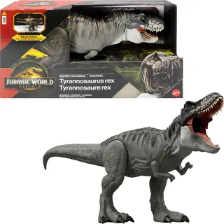 Mattel Jurassic World Riesendino T-Rex Figur 99 cm - Grau