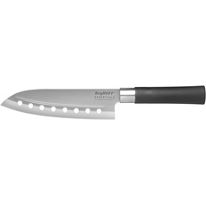 Berghoff 1301079 Santoku Messer 18 cm Löcher, Edelstahl